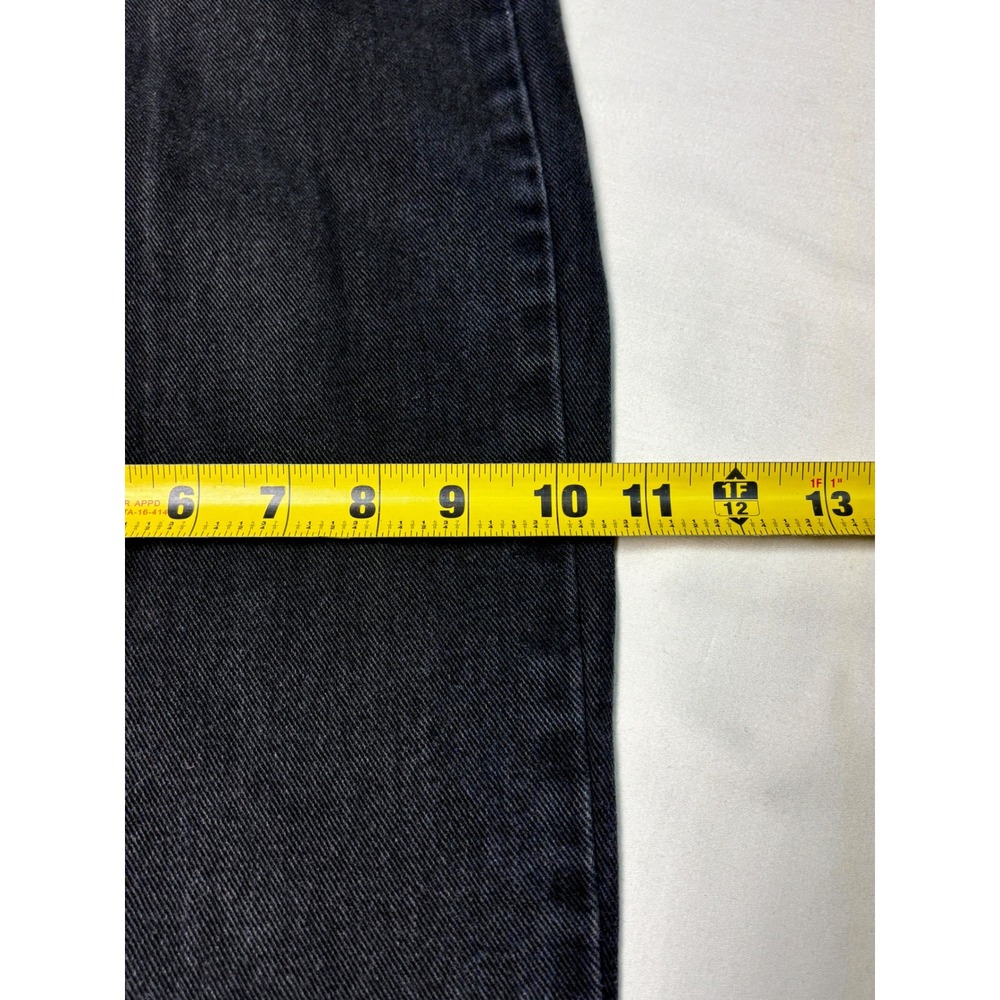 Vintage Levi Strauss 550 Mens Jeans Black Denim Relaxed Fit Size 42x32 July 2000 - Picture 14 of 15